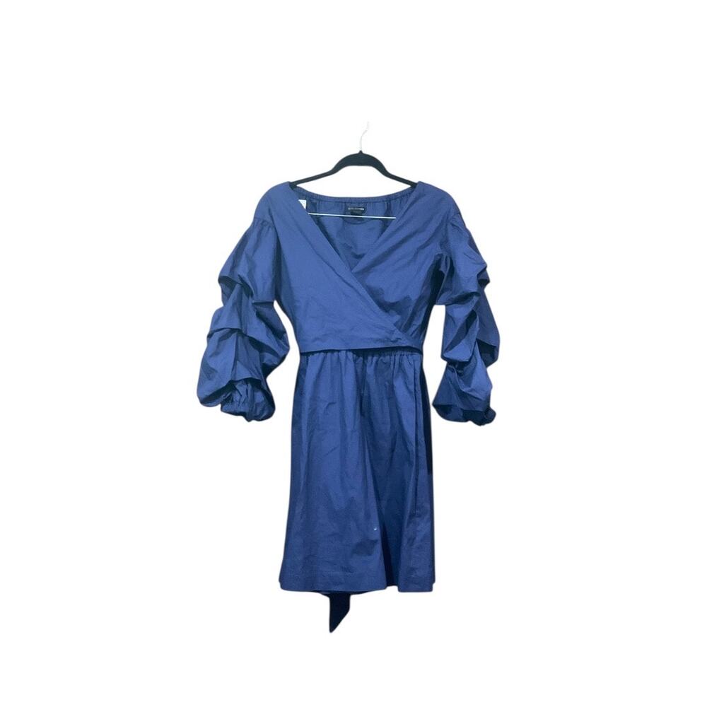 Club Monaco Dress Women 0 Blue 100% Navy